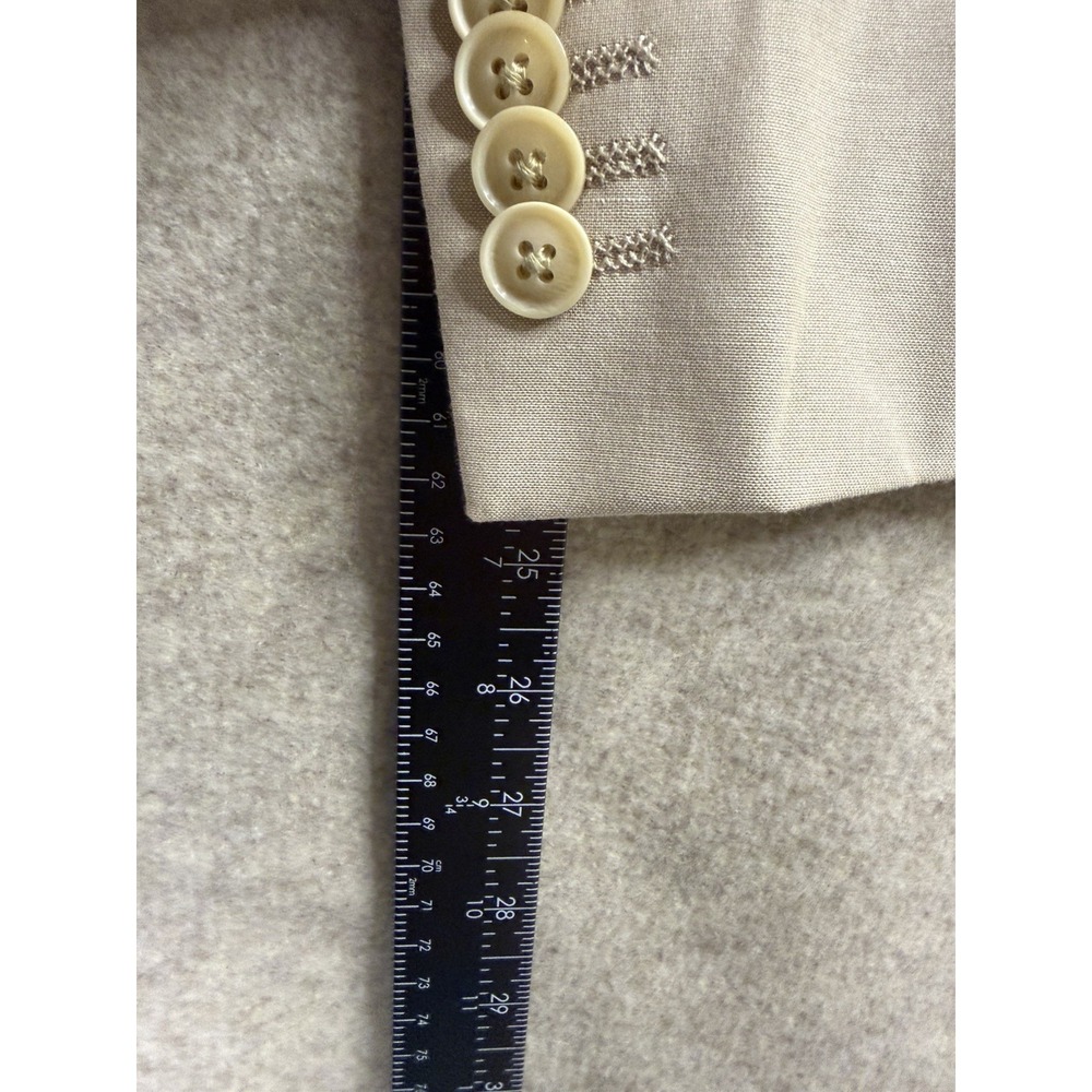 NWT Original Penguin Mens 2-Piece Suit Beige Blazer Pants Floral Lining Size 38S - Picture 7 of 16